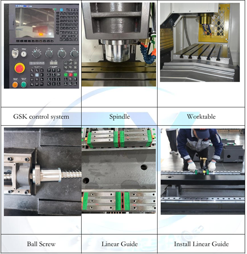 فريزة CNC الاحترافية عالية الأداء طراز VMC850 - الصورة 2